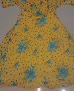 Floral Yellow Dress