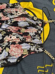 Floral Maxi Up Down  Dress