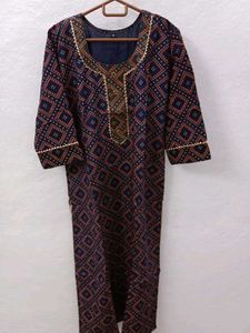 Bandhej Printed Festive Wear Kurti