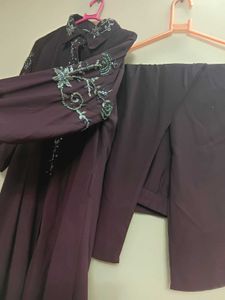 Handwork Peplum set with Dupatta