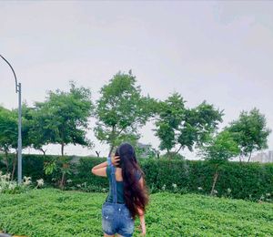 Denim Dungaree Shorts