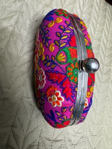 Clearance Sale Clutch With Steel Frame