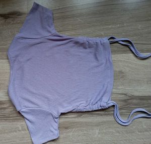 Ribbed Crop Top.