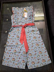 Floral Girls Jumpsuit