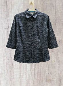 Patterned 3/4 Sleeve Blouse