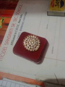 Sparkling Crystal Cocktail Ring
