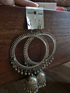 Hoop Jhumka Earrings
