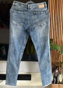 Size - 30 Lee Cooper Blue Distressed Denim Jeans