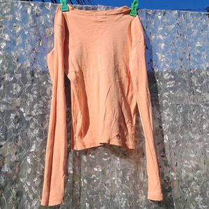 Peach Long Sleeve Top