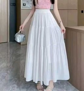White Long Skirt