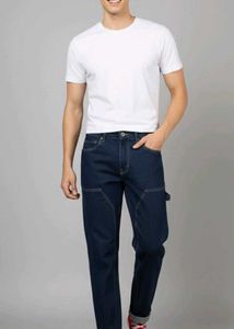 Dark Wash Denim Jeans 100% guarantee new product