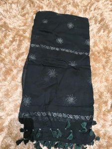 Elegant Black Printed Kurta Set