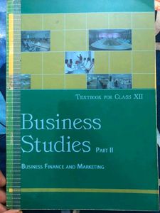 Class 12 Business Studies Part 2 Book