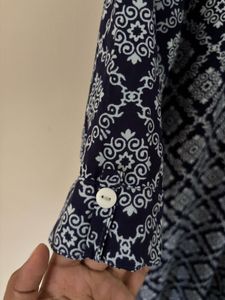 Patterned Kurta With Pocket