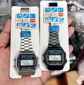Casio Vintage A168WA-1WDF Stainless Steel Band