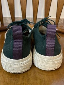 Green Canvas Sneakers