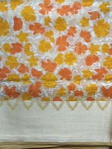 Floral Cotton Saree