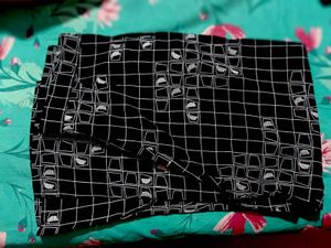 Global Desi Black &amp; White Pants