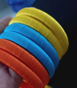 Fancy Silk Thread Bangles