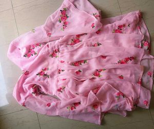 Pink Floral Work Mini Dress
