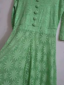 Green Flora long top