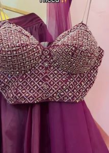 very pretty bustier lehenga bollywood glam