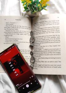 Boho Silver Jhumka Earrings