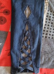 High Waist Blue Wash Jeans