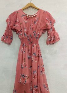 Floral Pink Dress