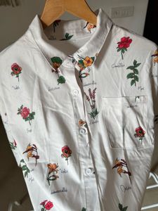 FLORAL PRINTED POLY SILK TOPS
