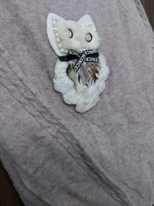 Cute Owl Embellished Sweater