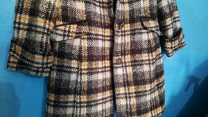 Vintage Plaid Wool Coat