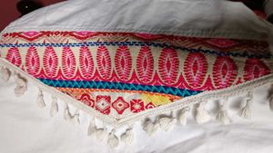 &#34;Trendy Denim Jacket with Colorful Embroidered