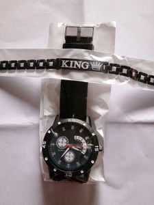 Brand New Men's Watch with Bracelet (Fix Price)