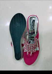Diamond Work Velvet Wedges It&#39;s Totally New