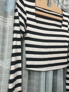 Striped Long Sleeve Top
