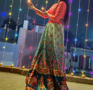 Printed Lehenga Set
