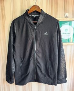 Adidas Black Camo Sleeve Varsity Zipper