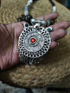 Original Vintage Afghani Labrodite Neckpiece