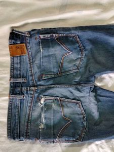 Distressed Ripped Jeans