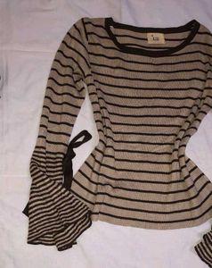 Striped Long Sleeve Top