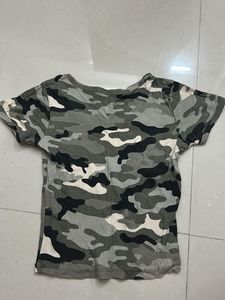 Camouflage Print T-Shirt