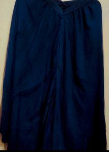 Navy Blue Plazo Suit Without Dupatta 32 Bust