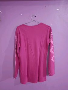 Pink Printed Top