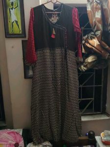 Elegant Print Maxi Dress