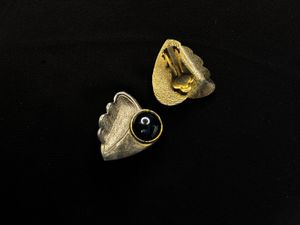 Black Stud Earrings