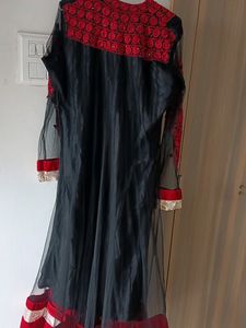 Black Party Wear Long Gown