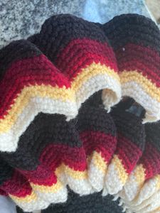 Crochet cushion cover