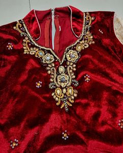 Heavy Velvet Kurta ( Like New)