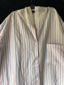 Striped Up-down Shirt Dress for Her 🤩🤩